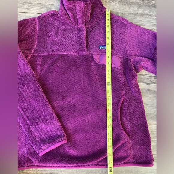 Patagonia Women's Purple Re-Tool Snap-T Fleece Pullover Sweater Size M - Picture 3 of 9